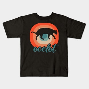 Ocelot design baby animal cuddly toy owner Kids T-Shirt